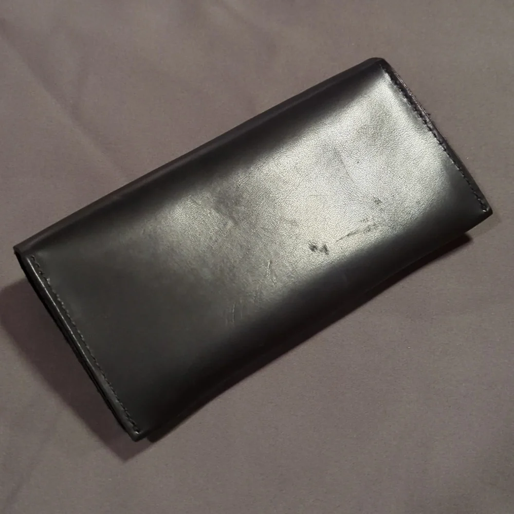 Rag & Bone black leather eyeglass case